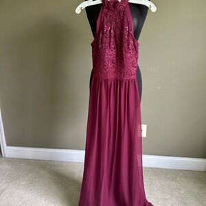 Burgundy Formal Dress